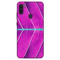 Lopard Samsung Galaxy M11 Uyumlu Kılıf Bahar (30) Silicone Case Eflatun