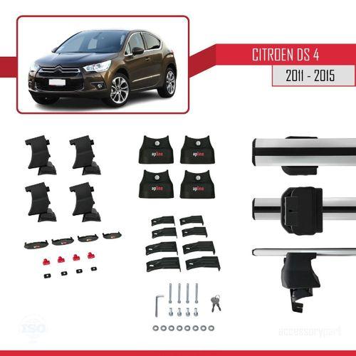 Citroen DS4 2011-2015 Arası ile uyumlu ACE-4 Ara Atkı Tavan Barı GRİ