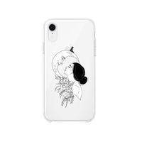 iPhone Xr Moon & Women Tasarımlı Premium Şeffaf Silikon Kılıf