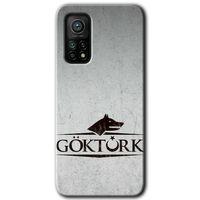 Xiaomi Mi 10T Pro Kılıf Baskılı Kapak - Göktürk + 5D Tam Kaplayan Cam