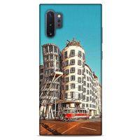 Samsung Galaxy Note 10 Plus Kılıf Dünya Mimarisi (35) Fit Design Kılıf The Dancing House Çekya