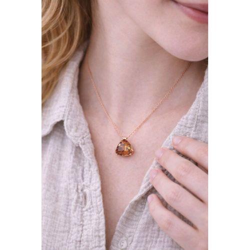 925 Ayar Gümüş Zultanit Taşlı Kadın Kolye