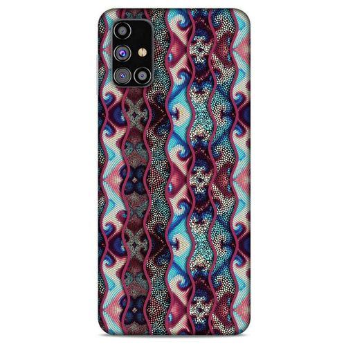 Samsung Galaxy M31s Kılıf Baskılı Özel Seri Taşlı (40) Fit Silikon Kılıf