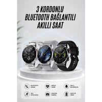 Akıllı Saat Amoled Ekran Bluetooth Bağlantılı Sesli Görüşme Nabız Ölçer