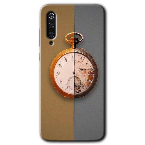 Xiaomi Mi 9 SE Kılıf HD Desen Baskılı Arka Kapak - Clocks Artwork + Kırılmaz Cam