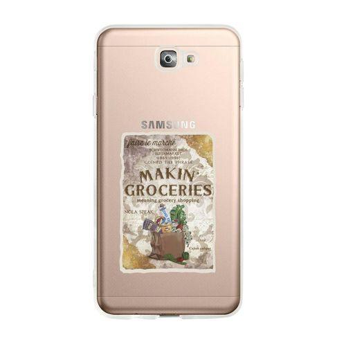 Samsung J7 Prime Makin Groceries Premium Şeffaf Silikon Kılıf