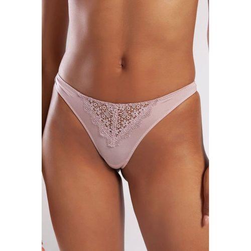 Garland Mini String, Kadın Güpürlü Açık Pembe Külot