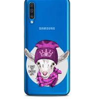 Zoologix (100) Samsung Galaxy A31 Şeffaf Kılıf Silikon Desenli