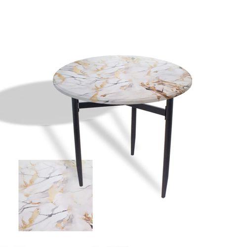 Dockers Venedik Masa Yuvarlak Çap 70 ESB (Werzalit, Wermodin veya Allzalit Tabla) - Gold