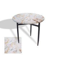 Dockers Venedik Masa Yuvarlak Çap 70 ESB (Werzalit, Wermodin veya Allzalit Tabla) - Gold