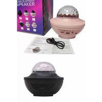 Dönen Işıklı Disko Topu Projektör Müzik Çalarlı Disco Speaker