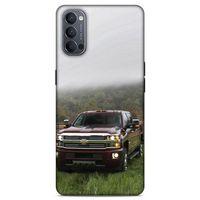 Lopard Oppo Reno 4 Uyumlu Kılıf PickUpX (35) Fit Design Kılıf Bordo