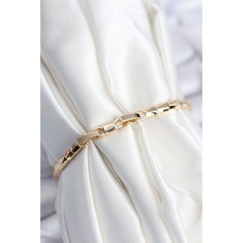 Pirinç VIP Seri Gold Renk Zirkon Taşlı Yıldız Model Kadın Bileklik