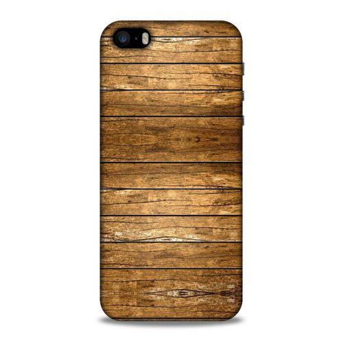 Lopard Apple Iphone 5 Uyumlu Kılıf Wood'X (16) Kalın Kılıf Desenli