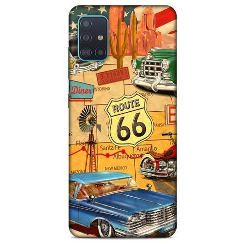 Retro (20) Desen Koruyucu Kılıf Renkli Samsung Galaxy A51 Kılıf