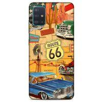 Retro (20) Desen Koruyucu Kılıf Renkli Samsung Galaxy A51 Kılıf