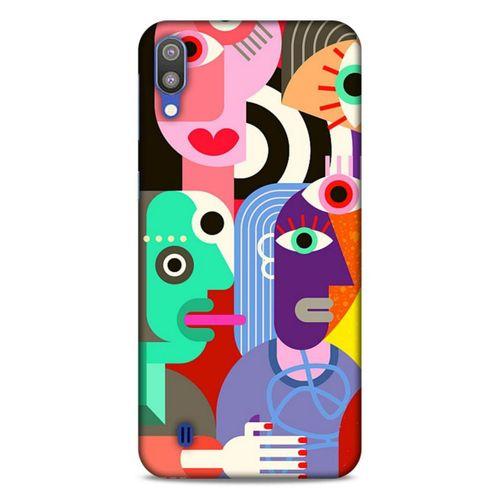 Lopard Samsung Galaxy M10 Uyumlu Kılıf Soyut Sanat (14) Desenli Lansman Kılıf