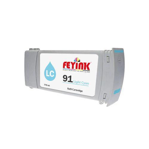 Feyink® Hp 91 Light Cyan (LC) Feyink Muadil Kartuş 775ml Designjet Z6100
