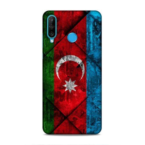Huawei P30 Lite Uyumlu Kılıf Azarbaijan (41) Tank Kılıf Kırmızı