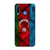 Huawei P30 Lite Uyumlu Kılıf Azarbaijan (41) Tank Kılıf Kırmızı
