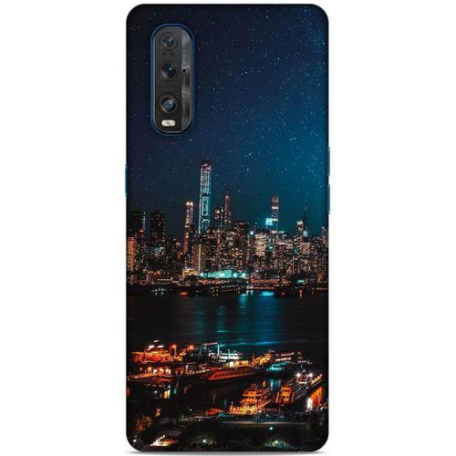 Lopard Oppo Find X2 Uyumlu Kılıf Gece'S (6) Silikon Kılıf Şehir