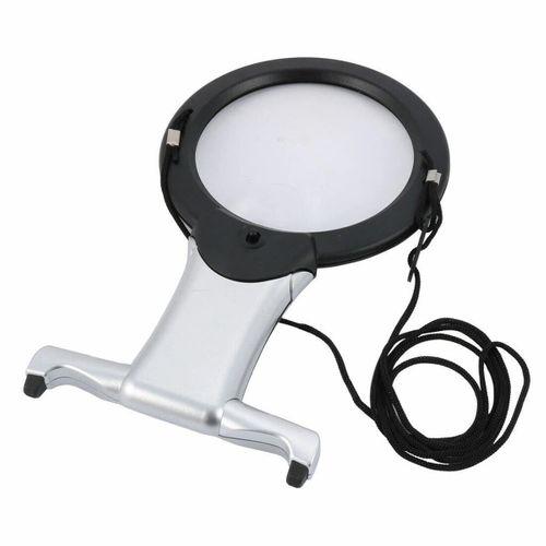 - 2x 6x Led Eller Serbest,boyun Asılı,dıkış,okuma İçin En Uygun Büyüteç 11b-1