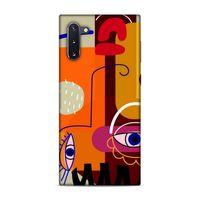 Samsung Galaxy Note 10 Uyumlu Kılıf Face'X 32 Soft Silikon Kılıf İllustrasyon