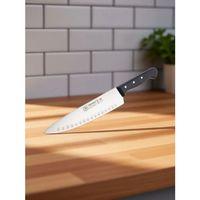 Sürbisa 61080 Oluklu Sürmene Şef Aşçı Bıçağı Pimli Sap 20 Cm