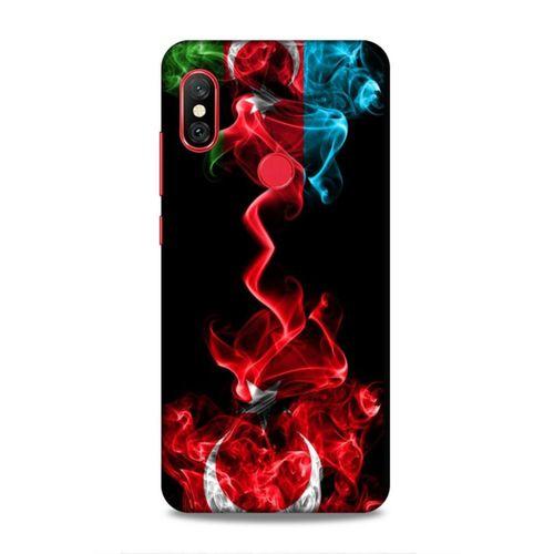 Xiaomi Mi A2 Lite Uyumlu Kılıf Azarbaijan (12) Koruyucu Silikon Azerbaycan Türk Bayrakları