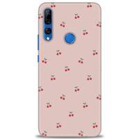 Huawei Y9 Prime 2019 Kılıf HD Baskılı Kılıf - Kirazlar + Tam Ekran Koruyucu