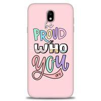 Samsung Galaxy J7 Pro / J730 Kılıf HD Baskılı Kılıf - Who You + Tam Ekran Koruyucu