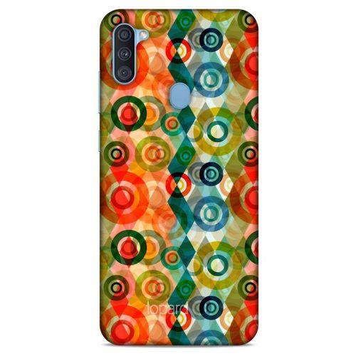 Samsung Galaxy A11 Kılıf Pastel Renkler (31) TPU Kılıf Kırmızı Yeşil