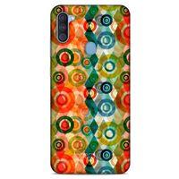 Samsung Galaxy A11 Kılıf Pastel Renkler (31) TPU Kılıf Kırmızı Yeşil