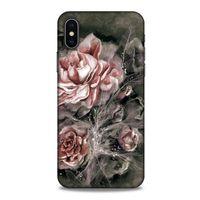 Y.Liva-2020 (Gülistan) Apple iPhone XS Kılıf Silikon Kapak Desenli