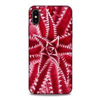 Lopard Apple Iphone X Uyumlu Kılıf Bahar (27) Tasarımlı Kılıf Kırmızı