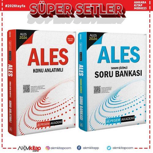Pegem Yayınları 2026 ALES Konu ve Soru Seti 2 Kitap