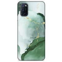 Oppo A92 Uyumlu Kılıf Yeşil Delisi (2) Kabı Ördek yeşili