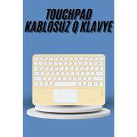 Touchpad Tüm Cihazlara Uyumlu Bluetooth Klavye Touchpad Slim Kablosuz Wifi Q Klavye