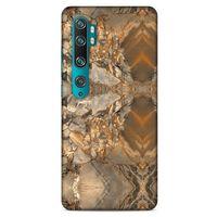 Mermer Desenli (8) Tema Baskılı Kılıf Açık Kahverengi Xiaomi Mi Note 10 Pro Kılıf