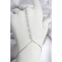 316L Çelik Gümüş Renk Sıralı İncili Model Kadın Şahmeran