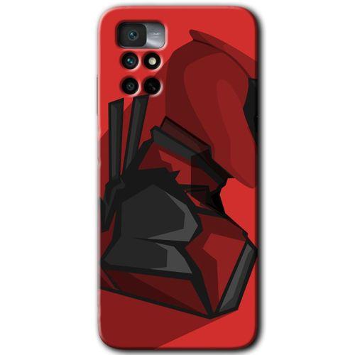 Redmi Note 11 4G Kılıf HD Desen Baskılı Arka Kapak - DeadPool + Kırılmaz Cam