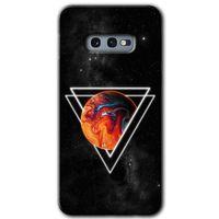 Samsung Galaxy S10e HD Baskılı Kılıf + 9D Tam Ekran Koruyucu - Kızıl Gezegen