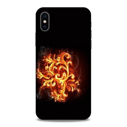 Lopard Apple iPhone XS Uyumlu Kılıf FireX (26) Tpu Silikon Kılıf Ateş Wallpaper
