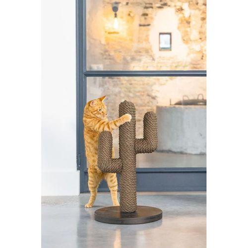 Beeztees DBL Kedi Tırmalama, Boz Siyah, 35x35x60cm