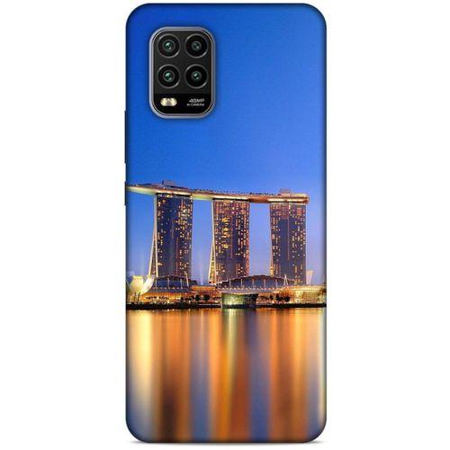 Xiaomi Mi 10 Lite Kılıf Dünya Mimarisi (46) Core Armor Kılıf Marina Bay Sands Singapur