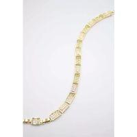 Taşlı Vip Bileklik - Altın