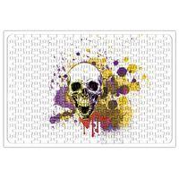 Caveira Aguarela Puzzle 240 Parça Yapboz