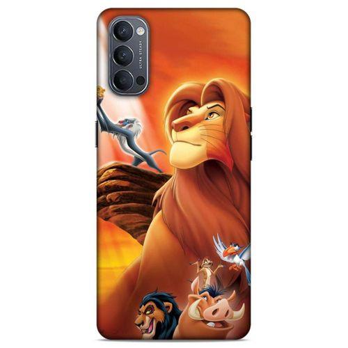 Lopard Oppo Reno 4 Uyumlu Kılıf IMDB Film (41) Tank Kılıf Aslan Kral