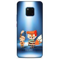 Huawei Mate 20 Pro Kılıf FunnyMaX (1) Kılıfı Mavi Beyaz
