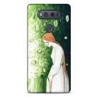 LG K61 Kılıf Depresyon (16) Kalın Kılıf Turuncu Mavi